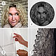 The picture is a continuous thread on the photo. Female portrait, Pictures, Moscow,  Фото №1