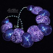 Украшения handmade. Livemaster - original item Necklace Amazing Purple (128) Designer Jewelry. Handmade.