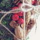 Панно "Сердце с ягодами". Картины. Vekoria. Handmade decor for home. Ярмарка Мастеров.  Фото №4