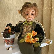 Куклы и игрушки handmade. Livemaster - original item boudoir doll: Autumn angel. Handmade.