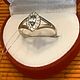 Серебряное кольцо с природным танзанитом и микро цирконами. Кольца. OLVIKSOL JEWELRY STORE. Интернет-магазин Ярмарка Мастеров.  Фото №2