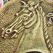 Винтаж: Антикварная миниатюрная тарелочка Panier бронза ХIХ век Франция