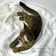 Striped cat Boats, cat - felted toy made of wool / kat. Felted Toy. Woolen Zoo. Online shopping on My Livemaster.  Фото №2