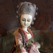 Маргарет I, деревянная кукла времен Королевы Анны