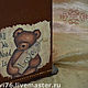 Мини-комод "Мишкина любовь". Мини-комоды. Decoupage's stories from Victoria. Ярмарка Мастеров.  Фото №5