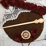 Материалы для творчества handmade. Livemaster - original item Wooden Spindle for spinning wood Siberian pine #B41. Handmade.