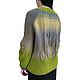Women's Spring jumper, sheep wool sectional, leaf pattern. Jumpers. SIBERIA COOL (knitting & painting) (Siberia-Cool). My Livemaster. Фото №6