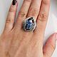 Order Silver scarab ring with agate and Topaz Suisse. Persian (persianjewelry) (persianjewelry). Livemaster. . Ring Фото №3