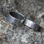 Кольцо "В объеме", серебро