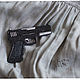 Brooch Pistol "Glock". Brooches. mieknit (mieknit). Online shopping on My Livemaster.  Фото №2