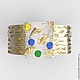 Order Ring 'diving' Gold 585, yellow and white sapphires. Jewelry Laboratory Alter Ego. Livemaster. . Rings Фото №3
