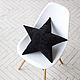  Textiles: Decorative pillow star Black Superpuff, Pillow, Moscow,  Фото №1