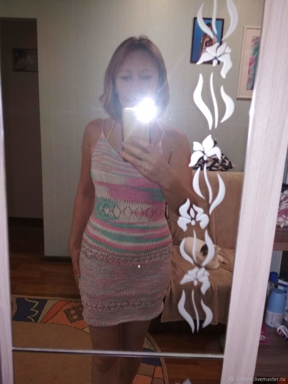 Платья: летнее вязаное платье в интернет-магазине Ярмарка Мастеров по ...