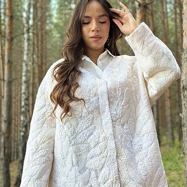 Одежда ручной работы. Ярмарка Мастеров - ручная работа Кардиганы: Белый сон. Handmade.