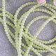 Сахарный кварц, 4 мм, салатовый, нить. Бусины. SilverBranch_Shop. Ярмарка Мастеров.  Фото №4