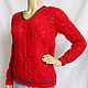 Свитер из кид мохера с кашемиром. Свитеры. Knit by Heart - Вязаная одежда 富. Интернет-магазин Ярмарка Мастеров.  Фото №2