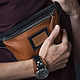Waist bag: Brown leather. Waist Bag. Mart Bags (martbags). Online shopping on My Livemaster.  Фото №2