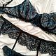 Underwear set ( bra, stocking belt, panties), Underwear sets, Omsk,  Фото №1