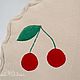 pillow dumpling, cherry, pillow gift, decorative pillow, pillow colors pillow with cherries, original gift, gift for any occasion, doles Inna © https://www.livemaster.ru/item/edit
