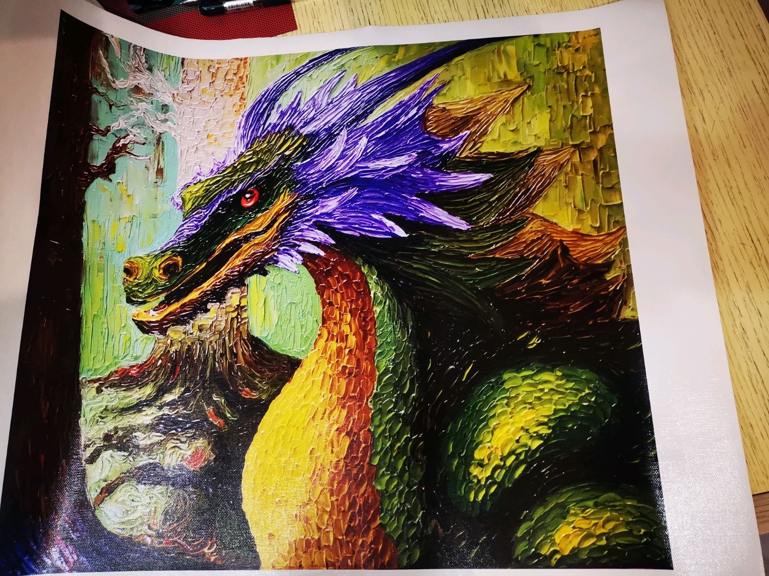 Картина-постер печать на натуральном холсте (Жикле) купить в интернет ...