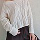 Джемпер из 100% нежнейшего мериноса. Джемперы. Ольга kymarina_knitwear_. Интернет-магазин Ярмарка Мастеров.  Фото №2