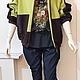 Бомбер оверсайз (unisex) из драпа и кожи. Бомберы. Светлана Маркова - (modist). Ярмарка Мастеров.  Фото №6