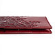 Red Berry Leather Passport Cover. Passport cover. Two Starlings. Online shopping on My Livemaster.  Фото №2