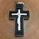  Ebony cross with silver, Necklace, Kaliningrad,  Фото №1