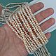 Thread 18 cm Natural pearls approx. 4 mm peach (5438). Beads1. VivaBeads. Online shopping on My Livemaster.  Фото №2