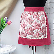 Для дома и интерьера handmade. Livemaster - original item Apron apron for women Date or for a girl. Handmade.