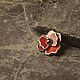 Order Scarlet Flower brooch (bro-007-02). #Ofel_way. Livemaster. . Brooches Фото №3
