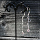 Order earrings quartz 'rose petals'. Author studio Kamelya - Polina. Livemaster. . Earrings Фото №3