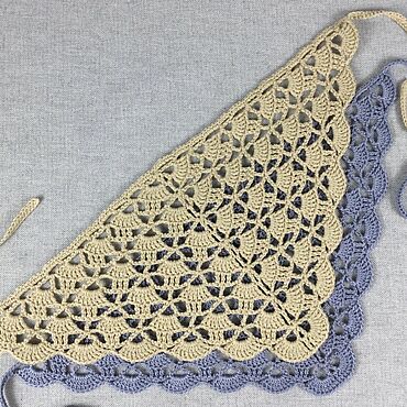 Аксессуары ручной работы. Ярмарка Мастеров - ручная работа Косынка Кроше.. Handmade.