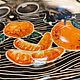 Тарелка "ШкодоКот и мандарины" от Laguna Ceramics. Тарелки. Laguna-ceramics. Интернет-магазин Ярмарка Мастеров.  Фото №2
