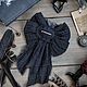 Большая брошь - бант " Dark boho ". Брошь-булавка. Elena. Ярмарка Мастеров.  Фото №6