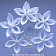 Шпильки-цветы из атласных лент, Шпилька, Москва,  Фото №1