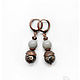 Earrings 'Before time began'. Earrings. MAGNOLIA. Online shopping on My Livemaster.  Фото №2