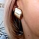 Винтаж: Винтажные  клипсы. 70- годов. Серьги винтажные. Lorena.bijoux. Ярмарка Мастеров.  Фото №6
