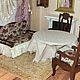 Заказать Набор мебели 1 к 12. Екатерина. Кукольная миниатюра. Ярмарка Мастеров. . Мебель для кукол Фото №3