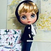 Интерьерная кукла: Кукла блайз кастом custom Blythe мальчик ooak