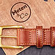 leather belt. Straps. Meten&Co. Online shopping on My Livemaster.  Фото №2