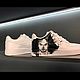 Кроссовки белые Nike Air Force 1 унисекс, кастом, ручная роспись. Кроссовки. Olgavolgoart. Роспись одежды и обуви. Кастом. Ярмарка Мастеров.  Фото №11