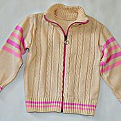 Одежда детская handmade. Livemaster - original item Children`s blouse,knitted,age 3-4 years.. Handmade.