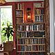  Книжный деревянный стеллаж из слэба, Стеллажи, Раменское,  Фото №1