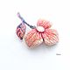 Order Coral Sunset Brooch; 12,5 x 8 cm. Elysever jewelry. Livemaster. . Brooches Фото №3