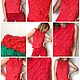 Заказать Топ «Капли» красный. lulu_knits. Ярмарка Мастеров. . Топы Фото №3