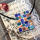 Blue pendant pendant 'Provence fields' Mosaic, Pendants, Kazan,  Фото №1
