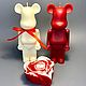 Заказать Свечи набор  Bearbrick и сердце. Анна/Tvorimpodarki. Ярмарка Мастеров. . Свечи Фото №3