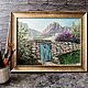 Oil painting in frame. Lilac of Bakhchisarai Crimean landscape. Pictures. Verana-art. Online shopping on My Livemaster.  Фото №2