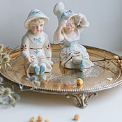 Для дома и интерьера handmade. Livemaster - original item Antique porcelain figurines boy and girl England. Handmade.